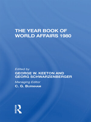 cover image of The Year Book of World Affairs, 1980